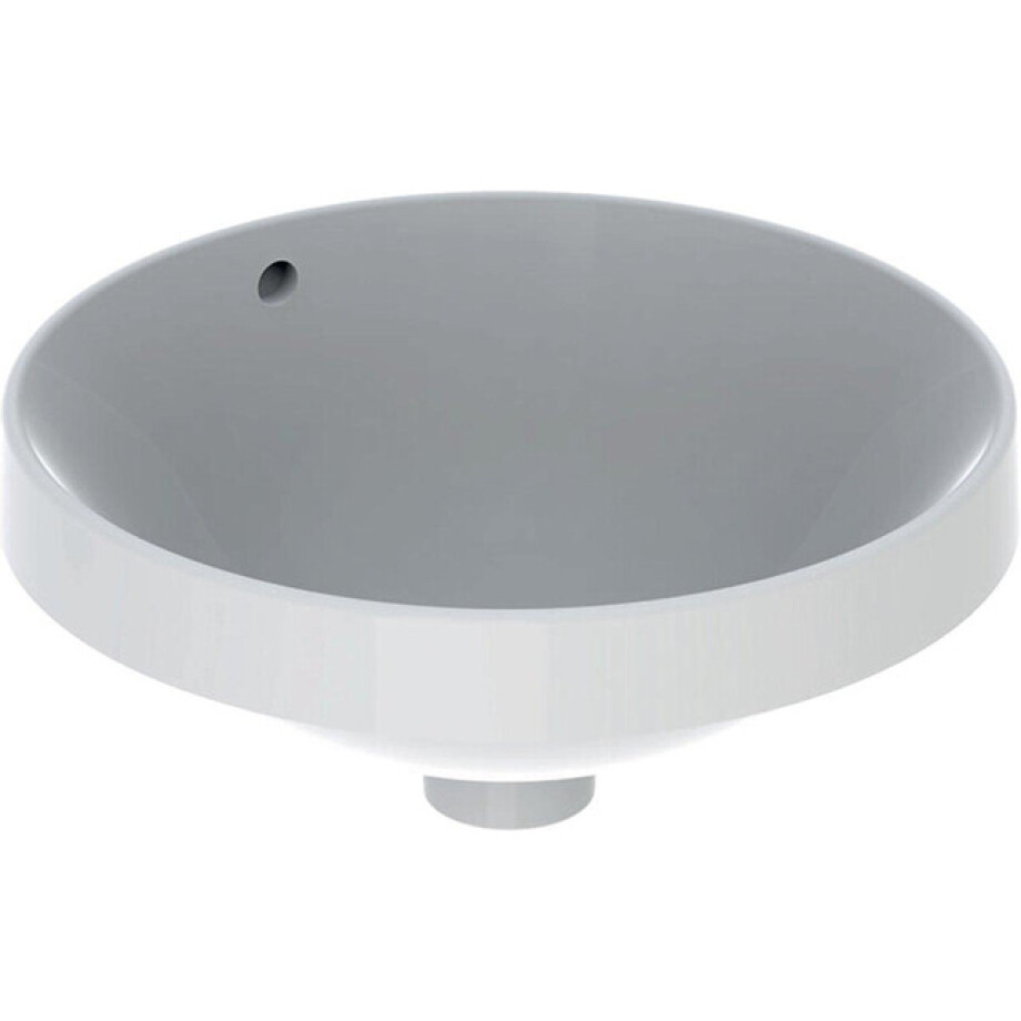 Geberit Variform opbouwwastafel rond 40cm met overloop wit 500.700.01.2 afbeelding 1