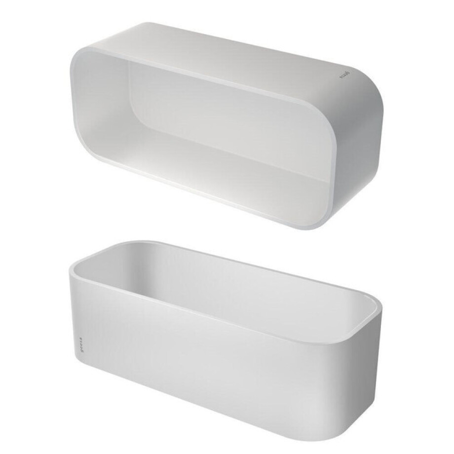 Geesa Frame Douchemand / Planchet 25cm Wit 918901-01 afbeelding 1