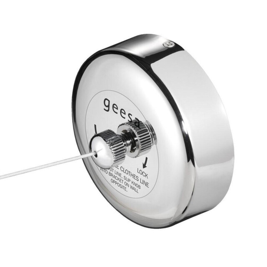 Geesa Hotel Waslijntje 235 Cm. Chroom 91134 Geesa Hotel Waslijntje 235 Cm. Chroom 91134 afbeelding 1