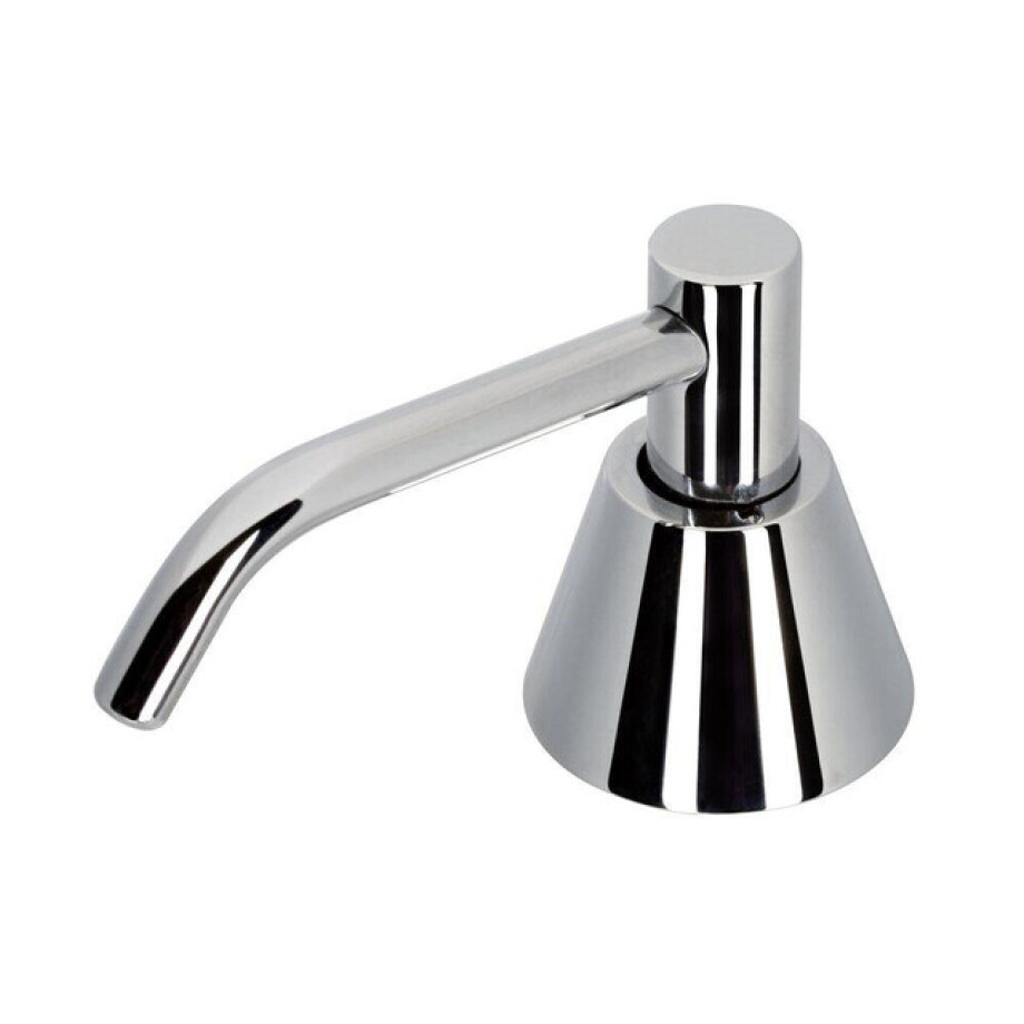 Geesa Hotel Zeepdispenser opbouw met PE zeephouder Chroom 91628 afbeelding 1