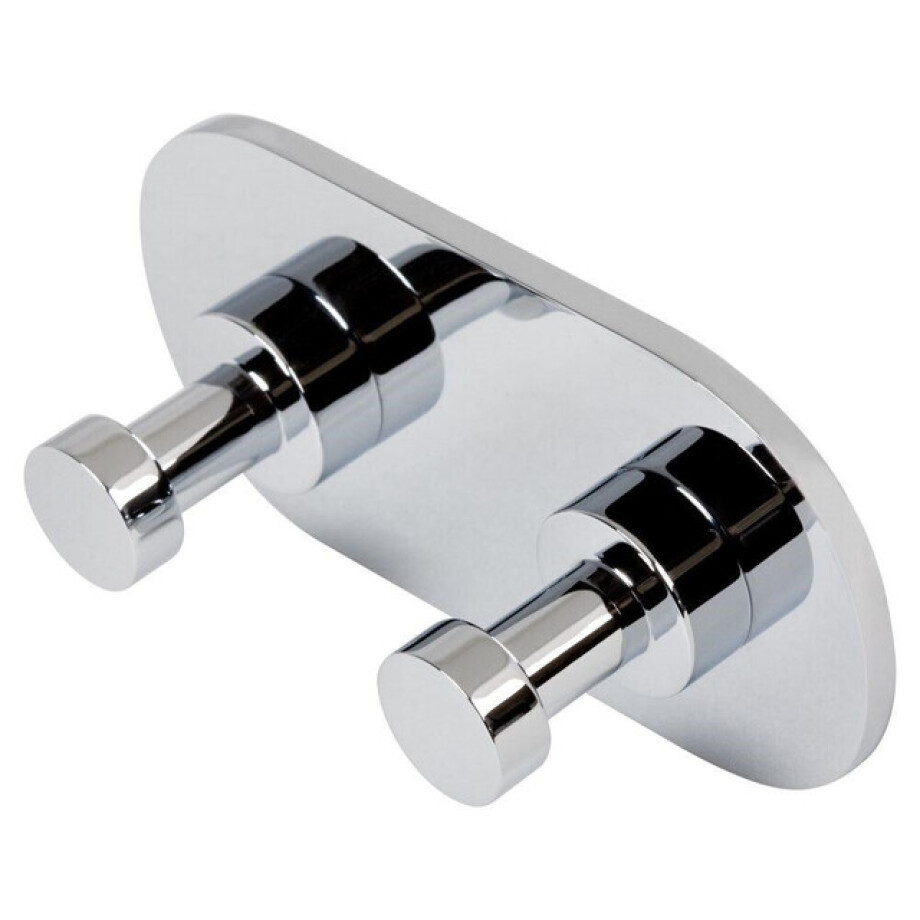 Geesa Nemox Handdoekhaak dubbel Chroom 916515-02 afbeelding 1