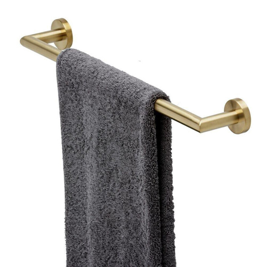 Geesa Nemox Handdoekrek 49.9cm Goud geborsteld 916507-07-45 afbeelding 1