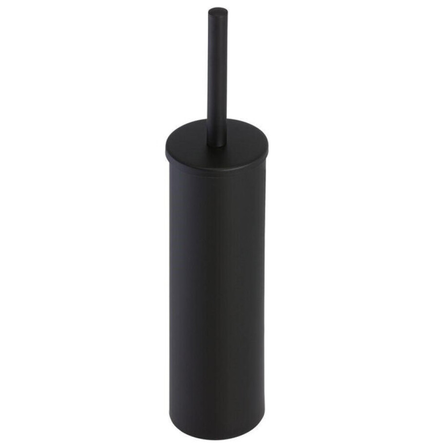 Geesa Nemox Toiletborstel - vrijstaand - zwarte borstelkop - chroom 916511-66 afbeelding 1