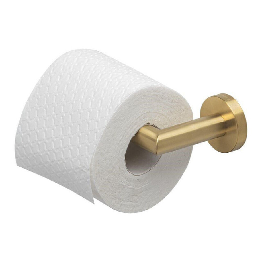 Geesa Nemox Toiletrolhouder / Reserverolhouder Goud geborsteld 916509-07 afbeelding 1