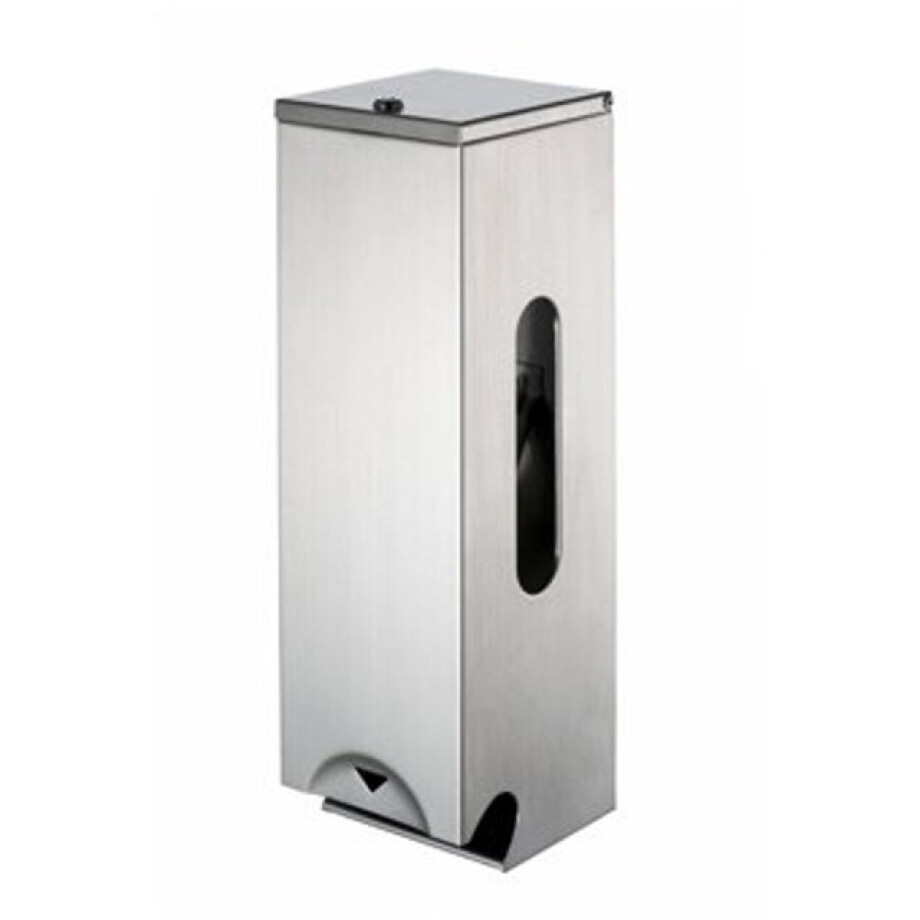 Geesa Public Area closetroldispenser v. 3 rollen RVS geborsteld 911233 afbeelding 1