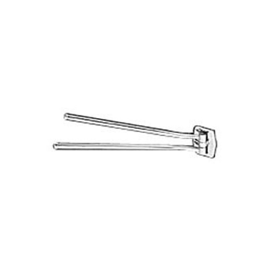 Geesa Standard Handdoekrek 2-armig Chroom 915123 Geesa Standard Handdoekrek 2-armig Chroom 915123 afbeelding 1
