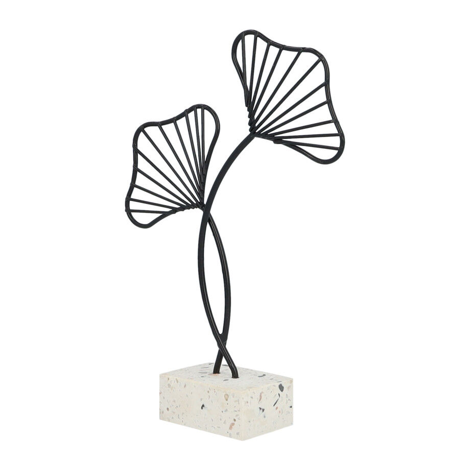 QUVIO Ginkgo blad - Decoratie - Zwart afbeelding 1