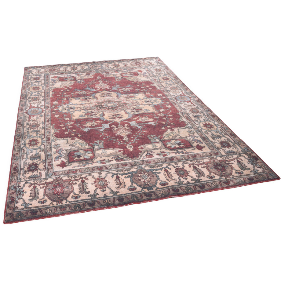 Gino Falcone Vloerkleed Adara GF 121 Platweefsel, oriënt-look, vintage-design, wasbaar afbeelding 1