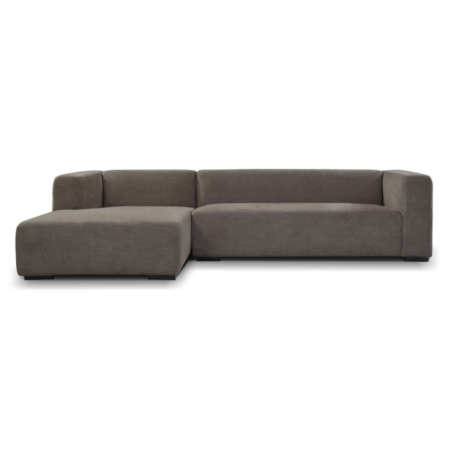 Sohome 2,5-zits Loungebank 'Moiré' Links, kleur Grijs afbeelding 1