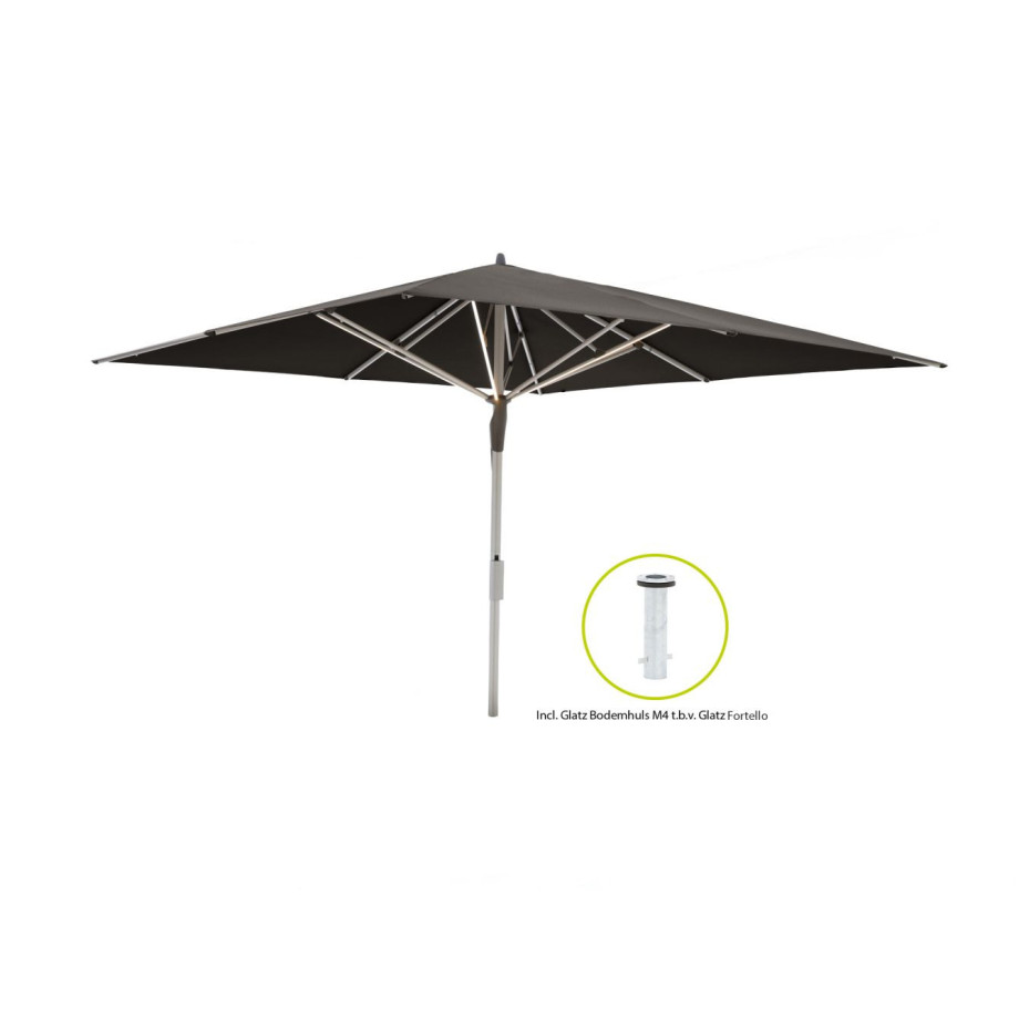 Glatz Fortello LED parasol 400x400cm - Laagste prijsgarantie! afbeelding 1