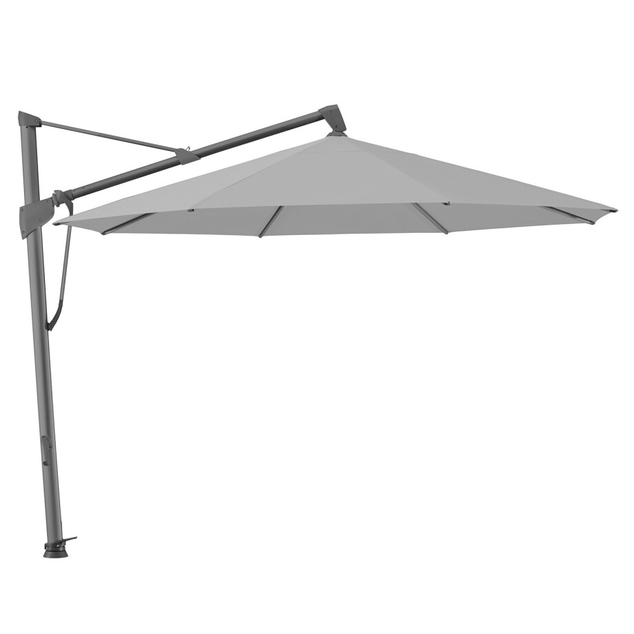 Glatz zweefparasol Sombrano® S+ 400cm Stofklasse 5 (antraciet frame) afbeelding 