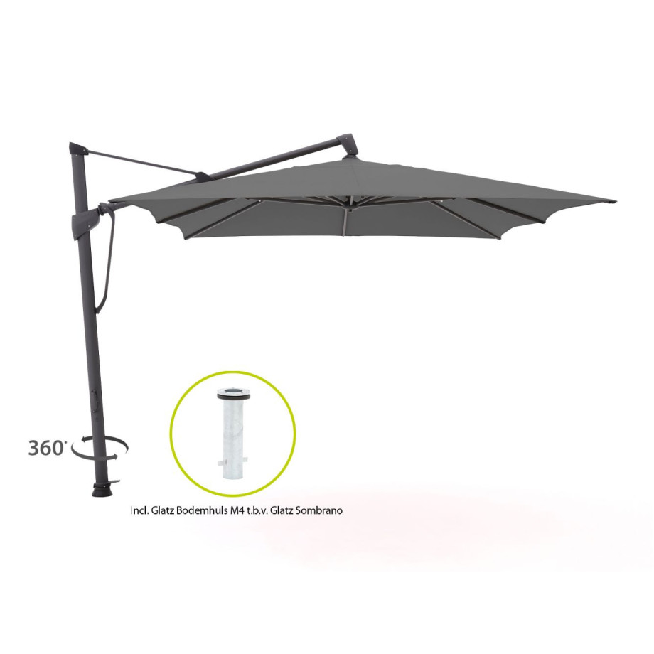 Glatz Sombrano S+ Easy zweefparasol 400x300cm - Laagste prijsgarantie! afbeelding 1