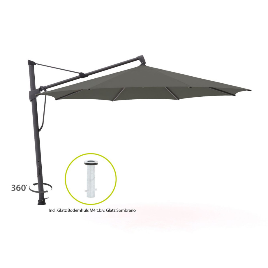 Glatz Sombrano S+ Easy zweefparasol ø 400cm - Laagste prijsgarantie! afbeelding 1