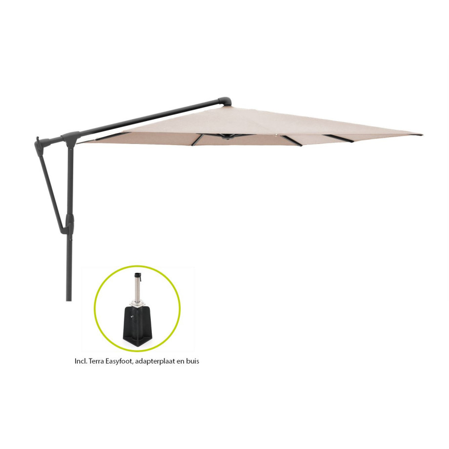 Glatz Sunwing Casa zweefparasol 270x270cm - Laagste prijsgarantie! afbeelding 1