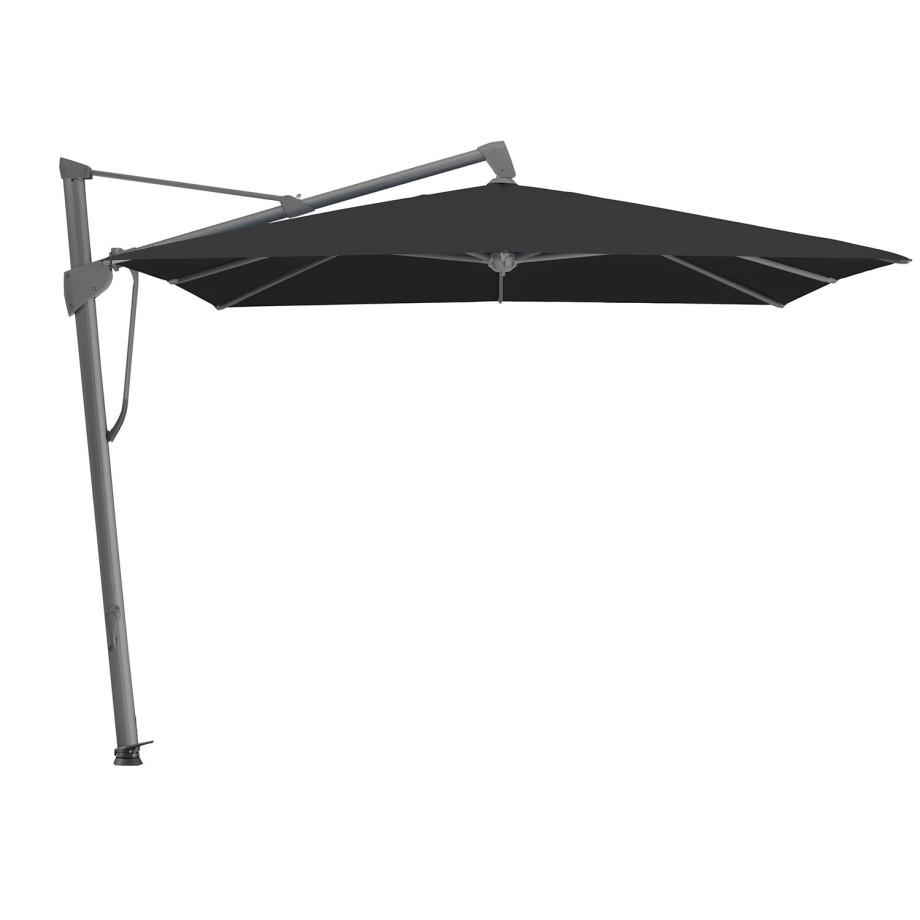 Glatz zweefparasol Sombrano® S+ 400x300cm Stofklasse 4 (antraciet frame   408 black) afbeelding 