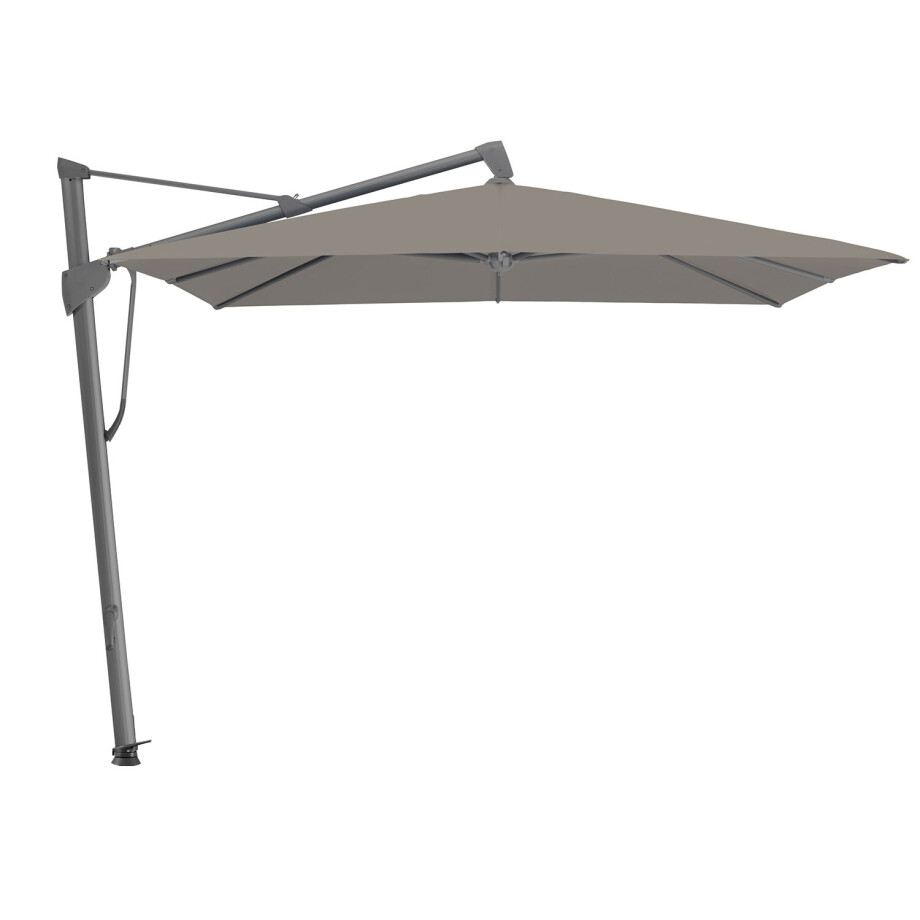 Glatz zweefparasol Sombrano® S+ 400x300cm Stofklasse 4 (antraciet frame   461 taupe) afbeelding 