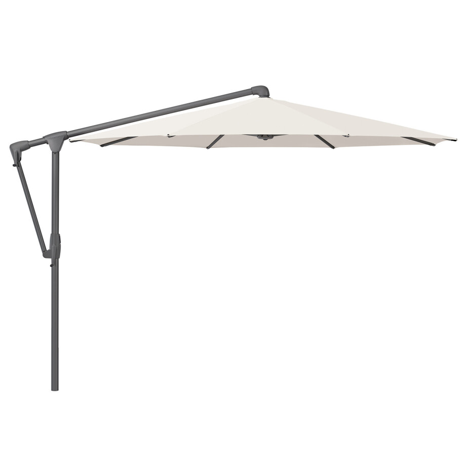 Glatz zweefparasol Sunwing® Casa 300cm rond Stofklasse 4 (Antraciet frame) vanilla afbeelding 