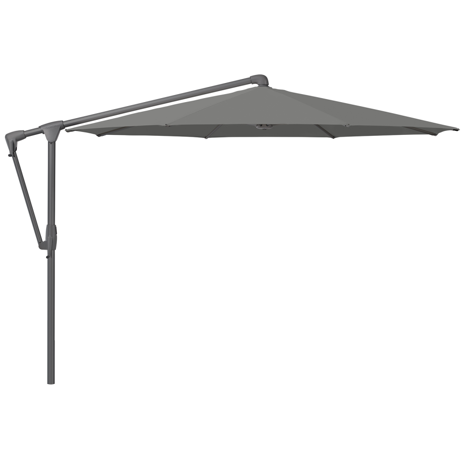 Glatz zweefparasol Sunwing® Casa easy 300cm stofklasse 2 stone grey (antraciet frame) afbeelding 