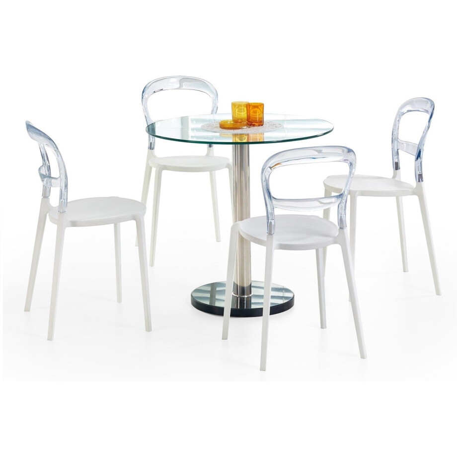 Glazen eettafel Cyryl 80 cm breed afbeelding 1