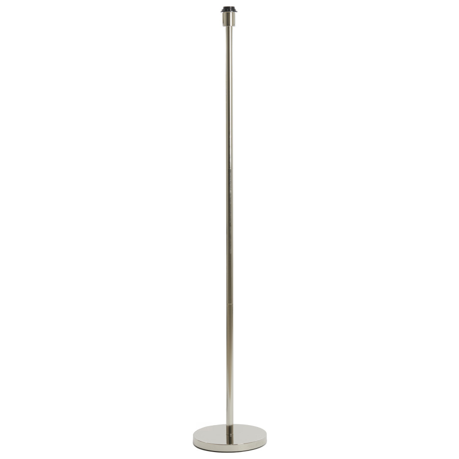 Light & Living Vloerlamp 'Washington' 149cm, kleur Nikkel (excl. kap) afbeelding 1