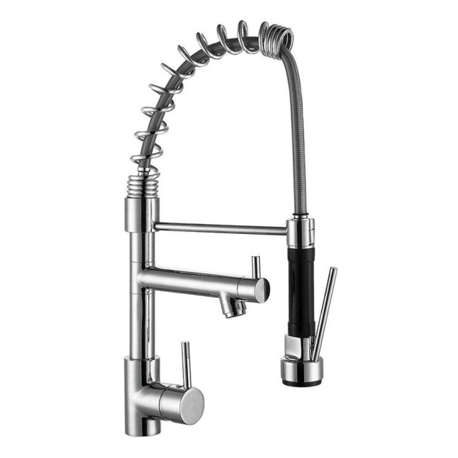 GO by Van Marcke Cuisina II keukenkraan - 48cm - draaibare & uittrekbare uitloop - waterbesparend - chroom KE-103L afbeelding 1