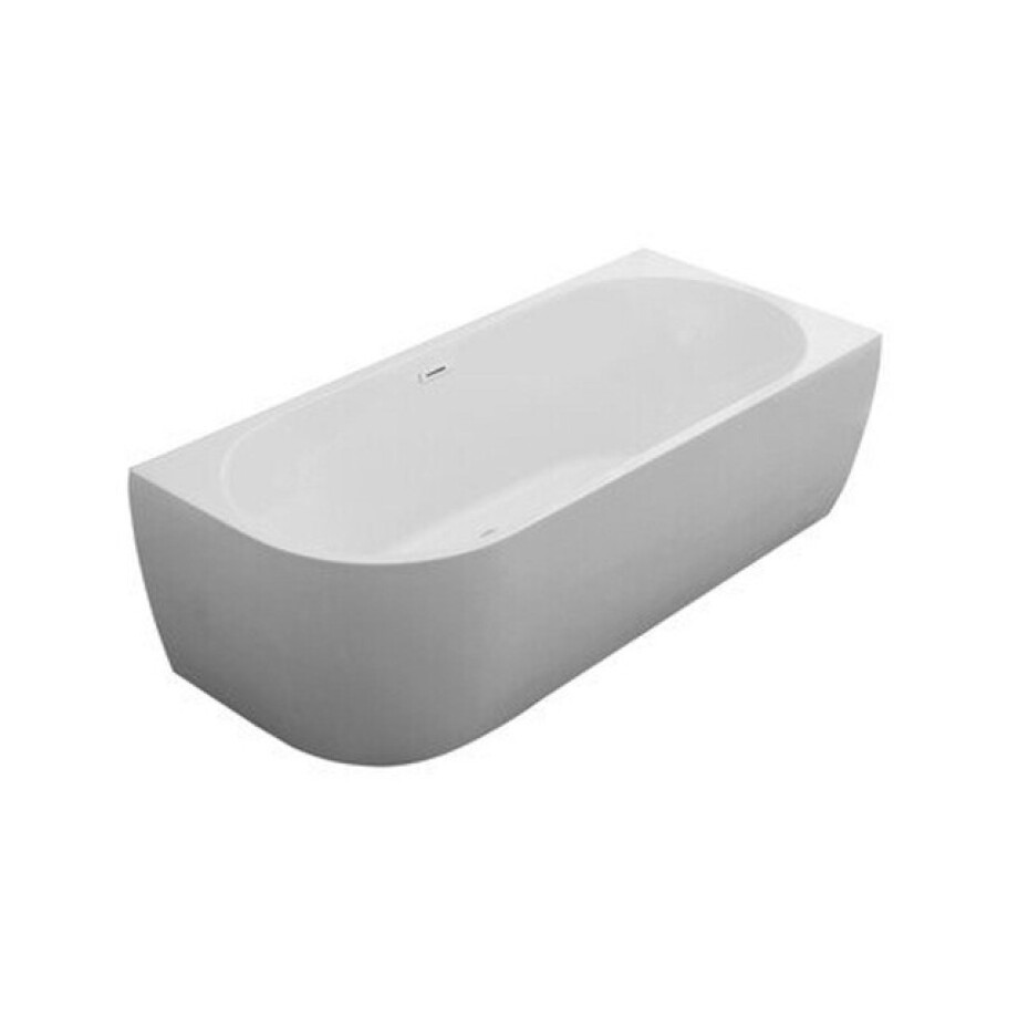 Go by Van Marcke D-Shape Design - halfvrijstaand bad - 180x80x60cm - hoek rechts - acryl - mat wit 20006161 Go by Van Marcke D-Shape Design - halfvrijstaand bad - 180x80x60cm - hoek rechts - acryl - mat wit 20006161 afbeelding 1