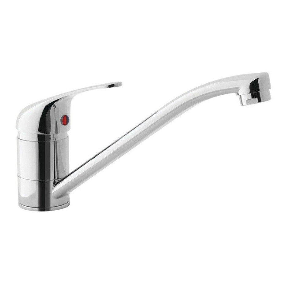 GO by Van Marcke Glib eengreepsmengkraan voor keuken lage druk met binnenwerk van 40 mm met beweegbare uitloop montage op spoeltafel of blad 1gats chroom 2405106 afbeelding 1