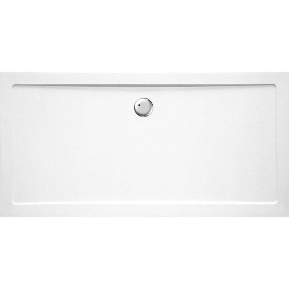 GO by Van Marcke Helion douchebak kunststofcomposiet 180x90x3.5cm rechthoek afvoer D90mm zonder potenstel wit AJSC1890S afbeelding 1