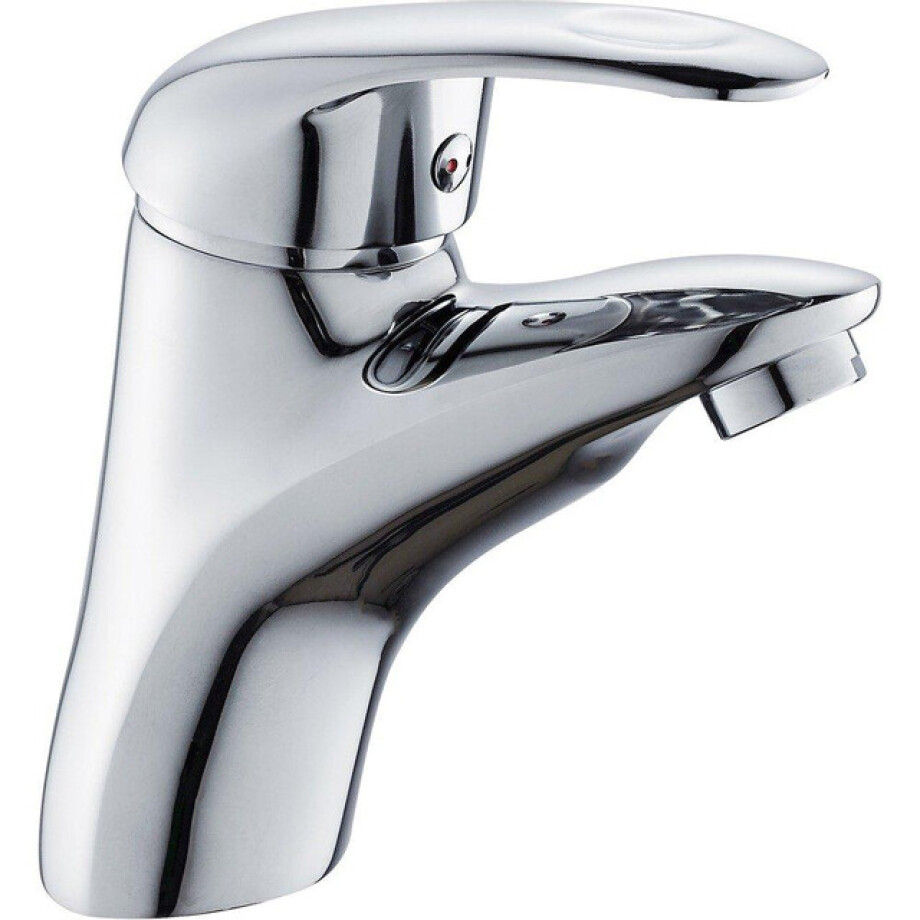 GO by Van Marcke Surf eengreepsmengkraan wastafel met automatische afloop waterbesparend keramische schijven inclusief flexibele slangen en bevestigingsset 81001-14A afbeelding 1