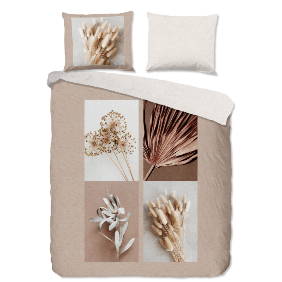 Dekbedovertrek Dekbedovertek Katoen - Kami - Lits-Jumeaux (240x220 Cm) - Meerkleurig Katoen - Natuur & Bloemen - Good Morning - Dekbed-Discounter.nl afbeelding 1