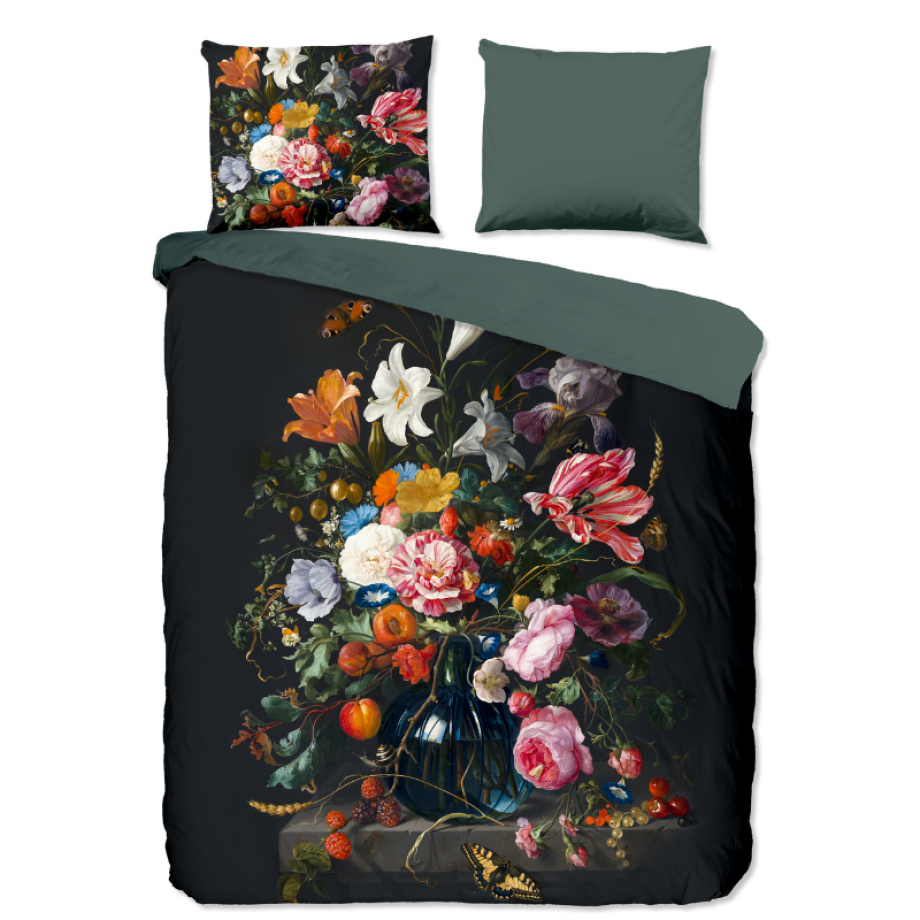 Dekbedovertrek Katoen - Deja - Tweepersoons (200x200 Cm) - Meerkleurig Katoen - Bloemen - Good Morning - Dekbed-Discounter.nl Dekbedovertrek Katoen - Deja - Tweepersoons (200x200 Cm) - Meerkleurig Katoen - Bloemen - Good Morning - Dekbed-Discounter.nl afbeelding 1
