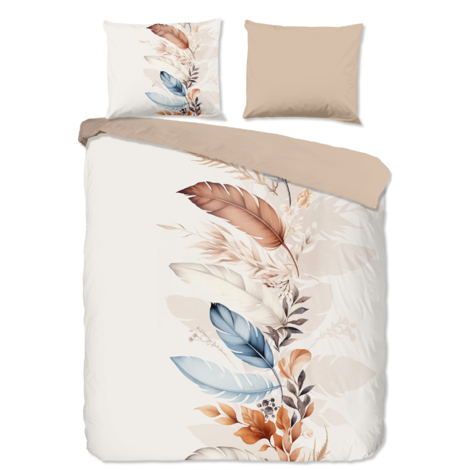 Dekbedovertrek Katoen - Mirra - Eenpersoons (140x200 Cm) - Meerkleurig Katoen - Natuur & Veren - Good Morning - Dekbed-Discounter.nl Dekbedovertrek Katoen - Mirra - Eenpersoons (140x200 Cm) - Meerkleurig Katoen - Natuur & Veren - Good Morning - Dekbed-Discounter.nl afbeelding 1