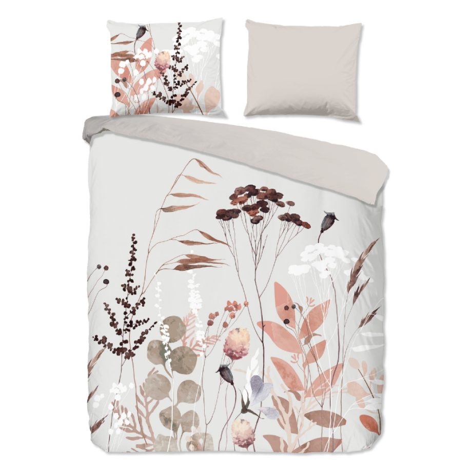 Dekbedovertrek Katoen - Moya - Lits-Jumeaux (240x220 Cm) - Meerkleurig Katoen - Bloemen - Good Morning - Dekbed-Discounter.nl afbeelding 1