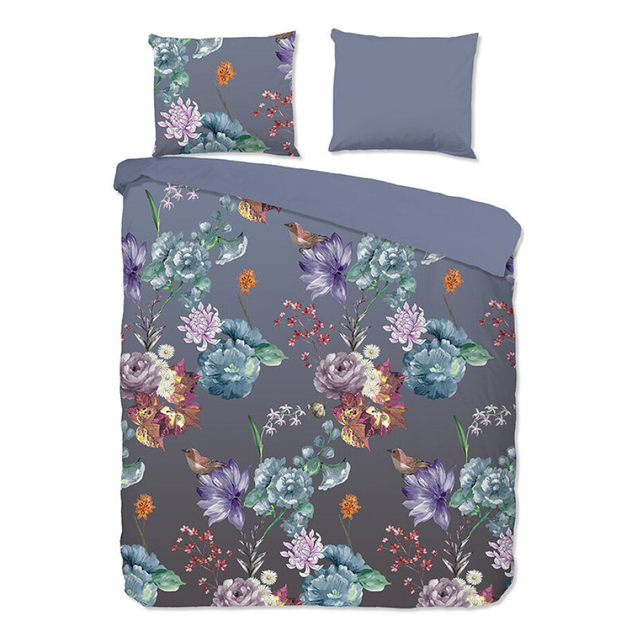 Dekbedovertrek Katoen - Quinn - Lits-Jumeaux (240x220 Cm) - Meerkleurig Katoen - Bloemen - Good Morning - Dekbed-Discounter.nl afbeelding 1