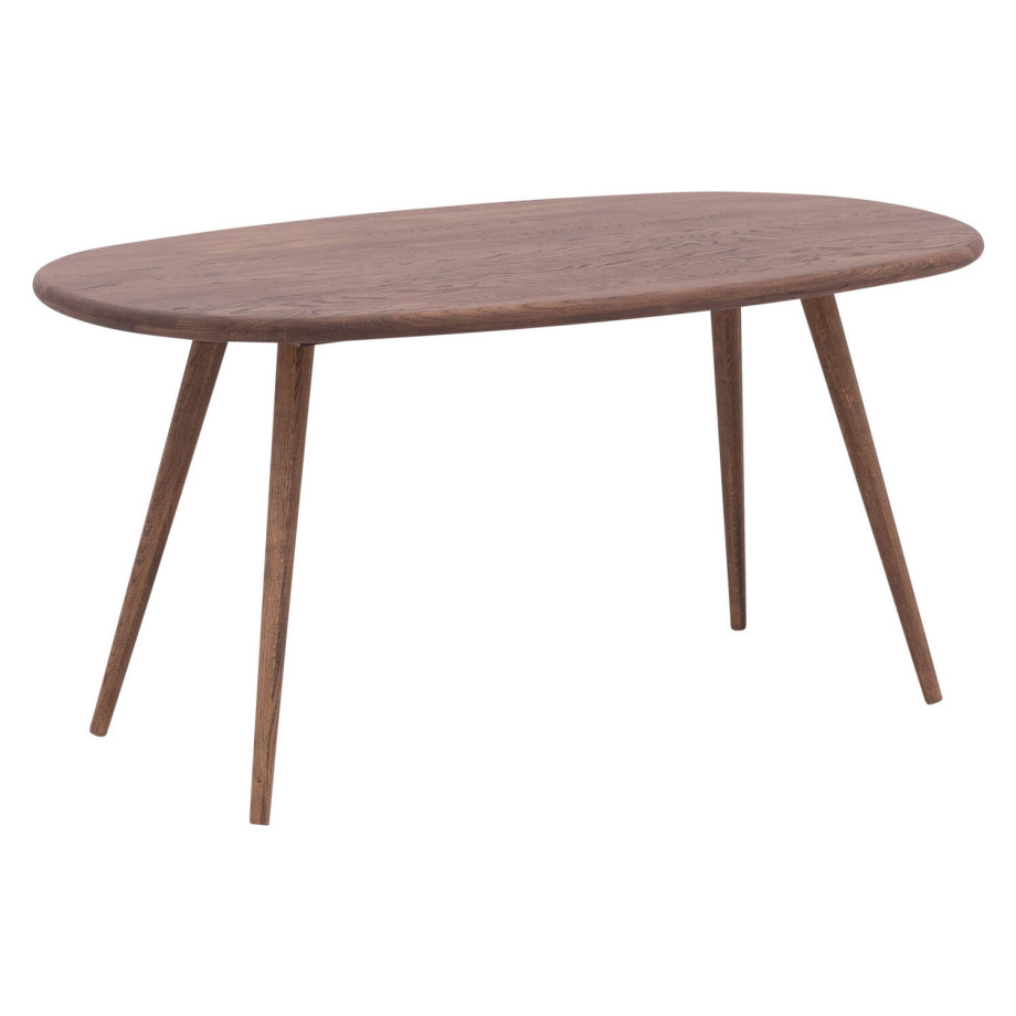 Goossens Eettafel Bjarte, Ovaal 180 x 90 cm afbeelding 1