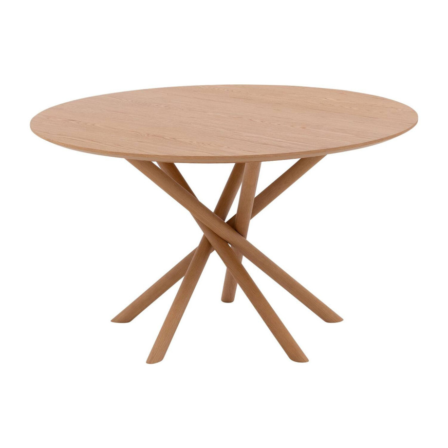 Goossens Eettafel Kristian, Rond 130 cm afbeelding 1