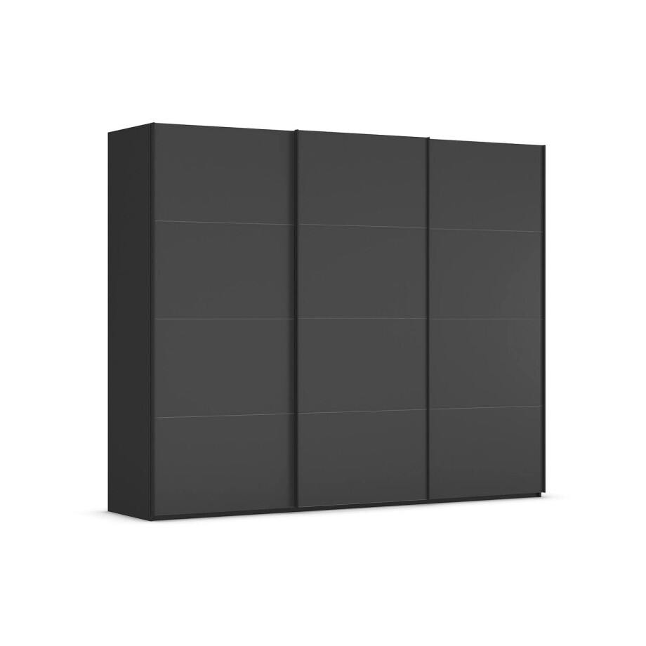 Goossens Excellent Kledingkast Finca Mat Glas, Slaapkamerkast 300 cm breed, 223 cm hoog, 3x 4 paneel glas schuifdeuren Goossens Excellent Kledingkast Finca Mat Glas, Slaapkamerkast 300 cm breed, 223 cm hoog, 3x 4 paneel glas schuifdeuren afbeelding 1