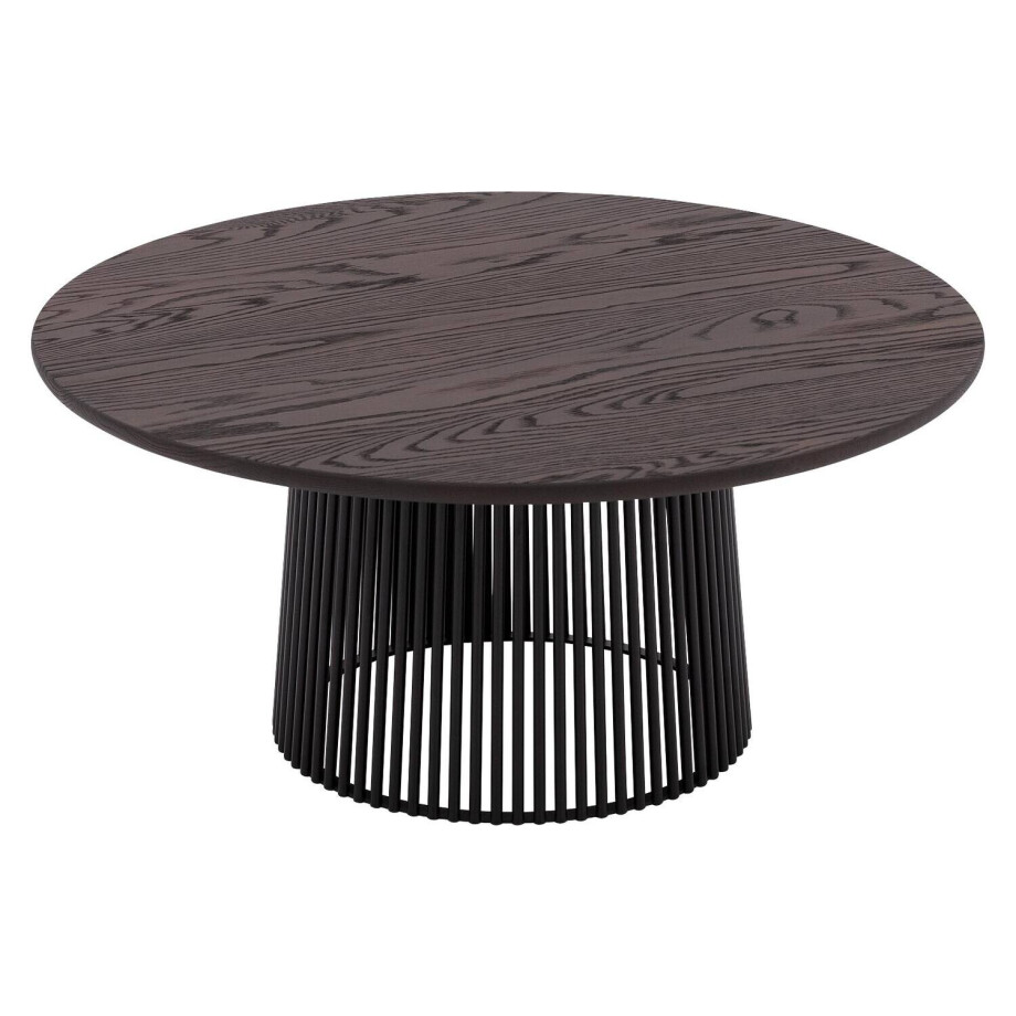 Goossens Excellent Salontafel Uniek rond, hout eiken bruin, elegant chic, 80 x 37 x 80 cm Goossens Excellent Salontafel Uniek rond, hout eiken bruin, elegant chic, 80 x 37 x 80 cm afbeelding 1