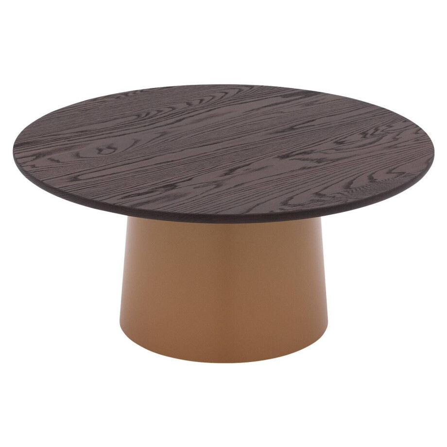 Goossens Excellent Salontafel Uniek rond, hout eiken bruin, elegant chic, 80 x 37 x 80 cm Goossens Excellent Salontafel Uniek rond, hout eiken bruin, elegant chic, 80 x 37 x 80 cm afbeelding 1