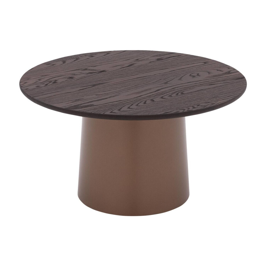 Goossens Excellent Salontafel Uniek rond, hout eiken bruin, elegant chic, 80 x 44 x 80 cm Goossens Excellent Salontafel Uniek rond, hout eiken bruin, elegant chic, 80 x 44 x 80 cm afbeelding 1