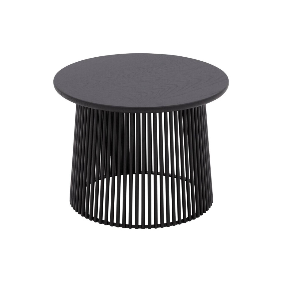 Goossens Excellent Salontafel Uniek rond, hout eiken zwart, elegant chic, 50 x 37 x 50 cm Goossens Excellent Salontafel Uniek rond, hout eiken zwart, elegant chic, 50 x 37 x 50 cm afbeelding 1