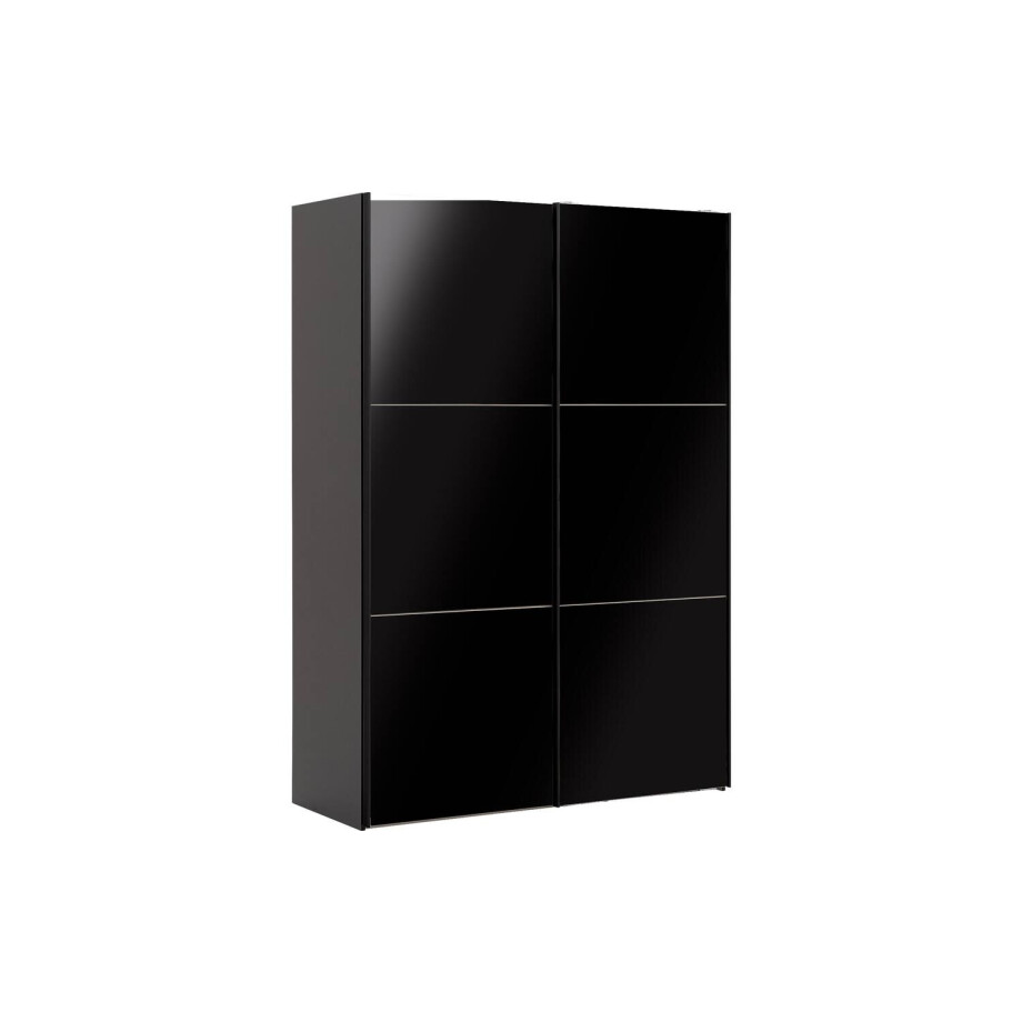 Goossens Kledingkast Easy Storage Sdk, 153 cm breed, 220 cm hoog, 2x 3 paneel glas schuifdeuren Goossens Kledingkast Easy Storage Sdk, 153 cm breed, 220 cm hoog, 2x 3 paneel glas schuifdeuren afbeelding 1