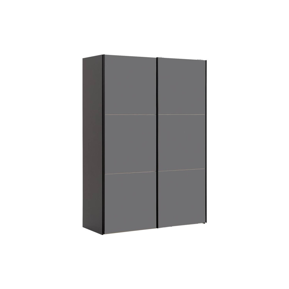 Goossens Kledingkast Easy Storage Sdk, 153 cm breed, 220 cm hoog, 2x 3 paneel glas schuifdeuren Goossens Kledingkast Easy Storage Sdk, 153 cm breed, 220 cm hoog, 2x 3 paneel glas schuifdeuren afbeelding 1