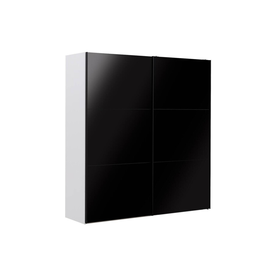 Goossens Kledingkast Easy Storage Sdk, 203 cm breed, 220 cm hoog, 2x 3 paneel glas schuifdeuren Goossens Kledingkast Easy Storage Sdk, 203 cm breed, 220 cm hoog, 2x 3 paneel glas schuifdeuren afbeelding 1