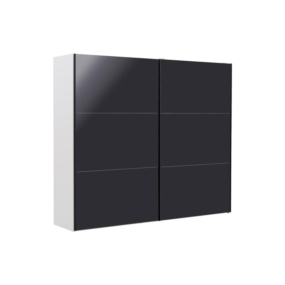 Goossens Kledingkast Easy Storage Sdk, 253 cm breed, 220 cm hoog, 2x 3 paneel schuifdeuren afbeelding 1
