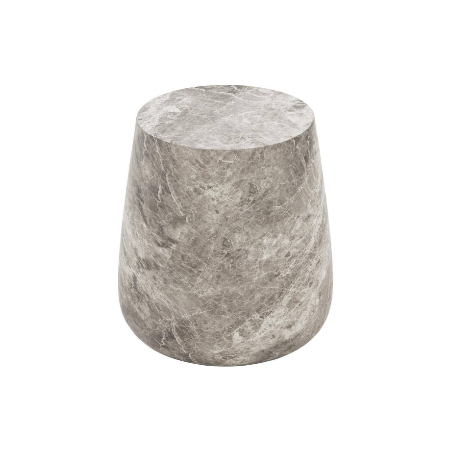 Goossens Salontafel Orsta rond, glasvezelbeton grijs,, 37 x 41 x 37 cm afbeelding 1