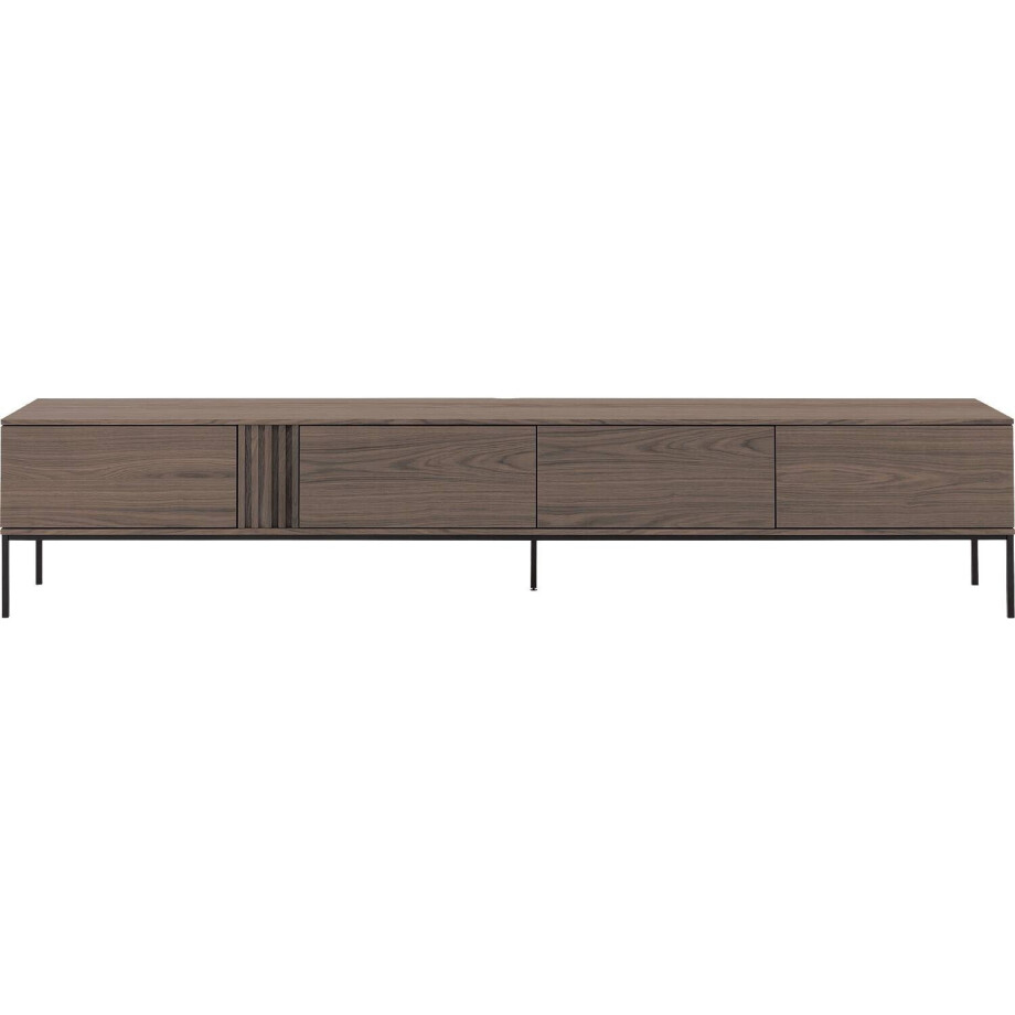 Goossens Tv Meubel Viola, 4 kleppen staand Goossens Tv Meubel Viola, 4 kleppen staand afbeelding 1