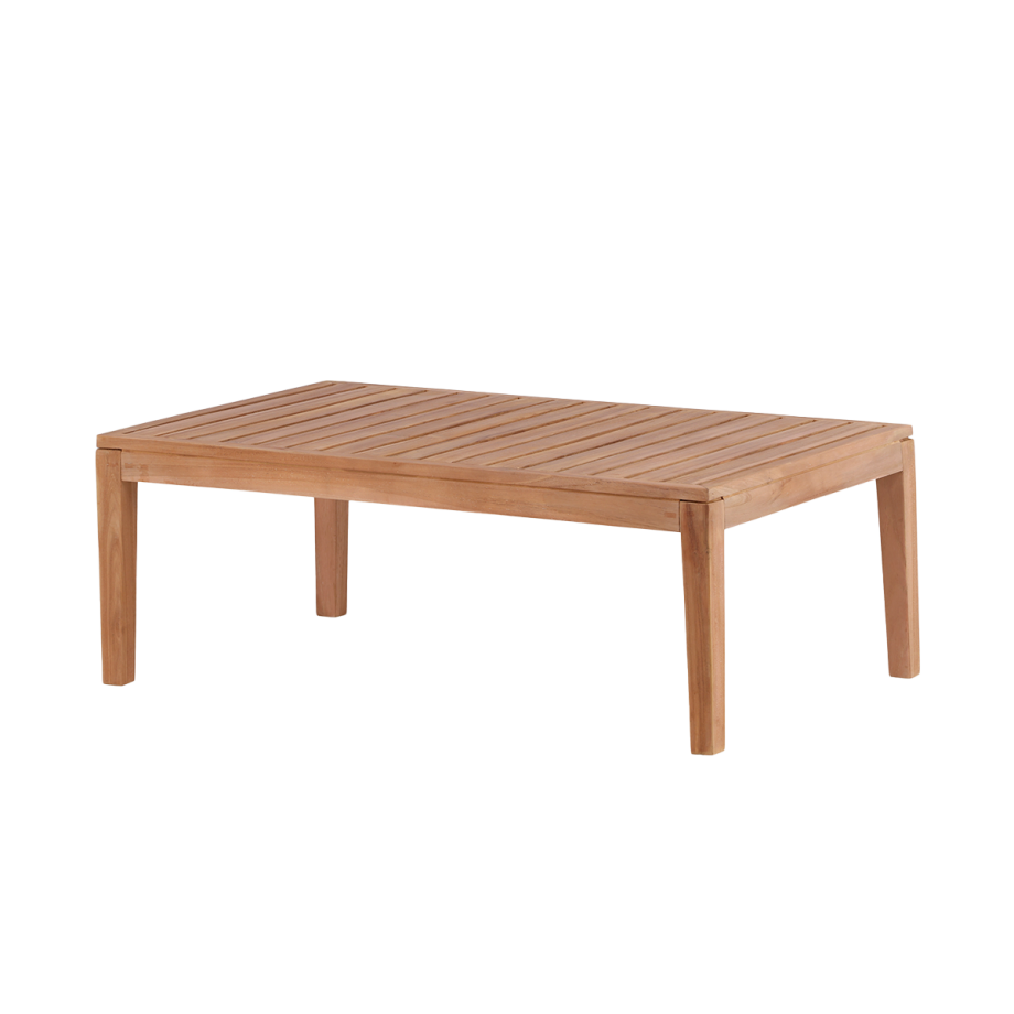 Griffin teakhouten tuin salontafel - 110 x 40 cm Griffin teakhouten tuin salontafel - 110 x 40 cm afbeelding 1