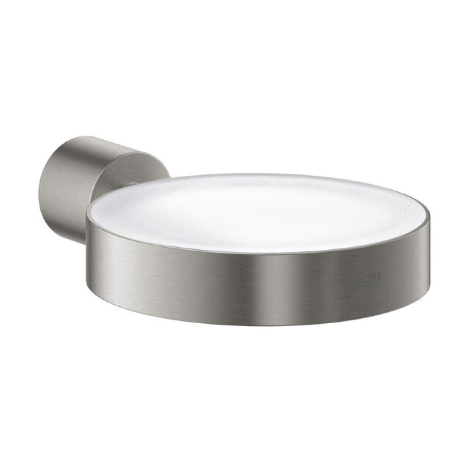 GROHE Atrio Bekerhouder - 5.6x10.2x3.5cm - zonder glas - supersteel 40305DC3 afbeelding 1