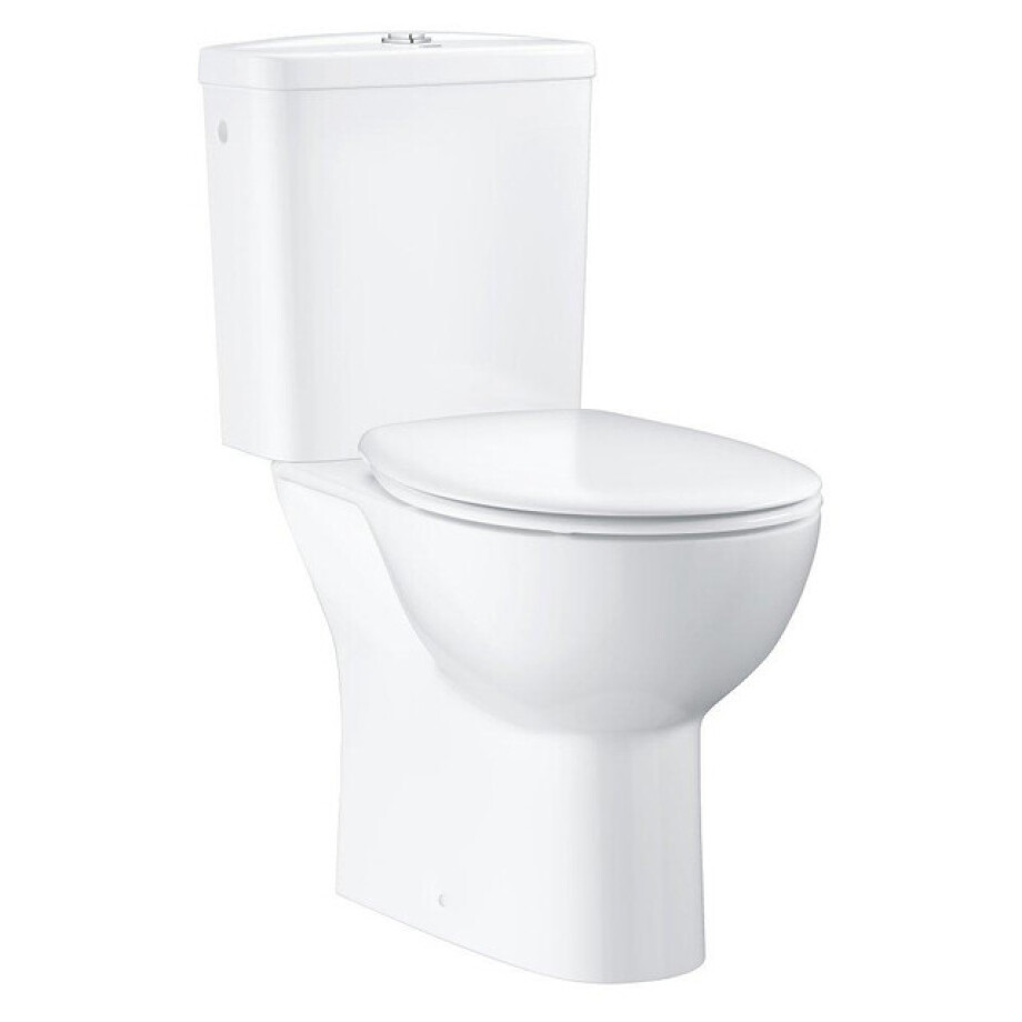 GROHE Bau WC-pack diepspoel PK met keramisch reservoir met closetzitting met deksel met softclose wit 39347000 afbeelding 1